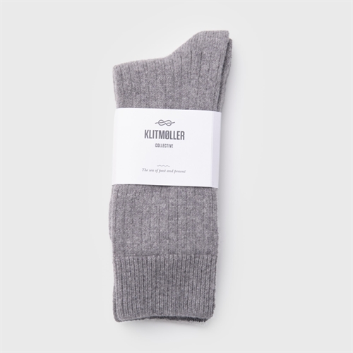 Klitmøller Collective Wool Sock - Pastel Grey